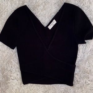 Babaton sculp knit crop